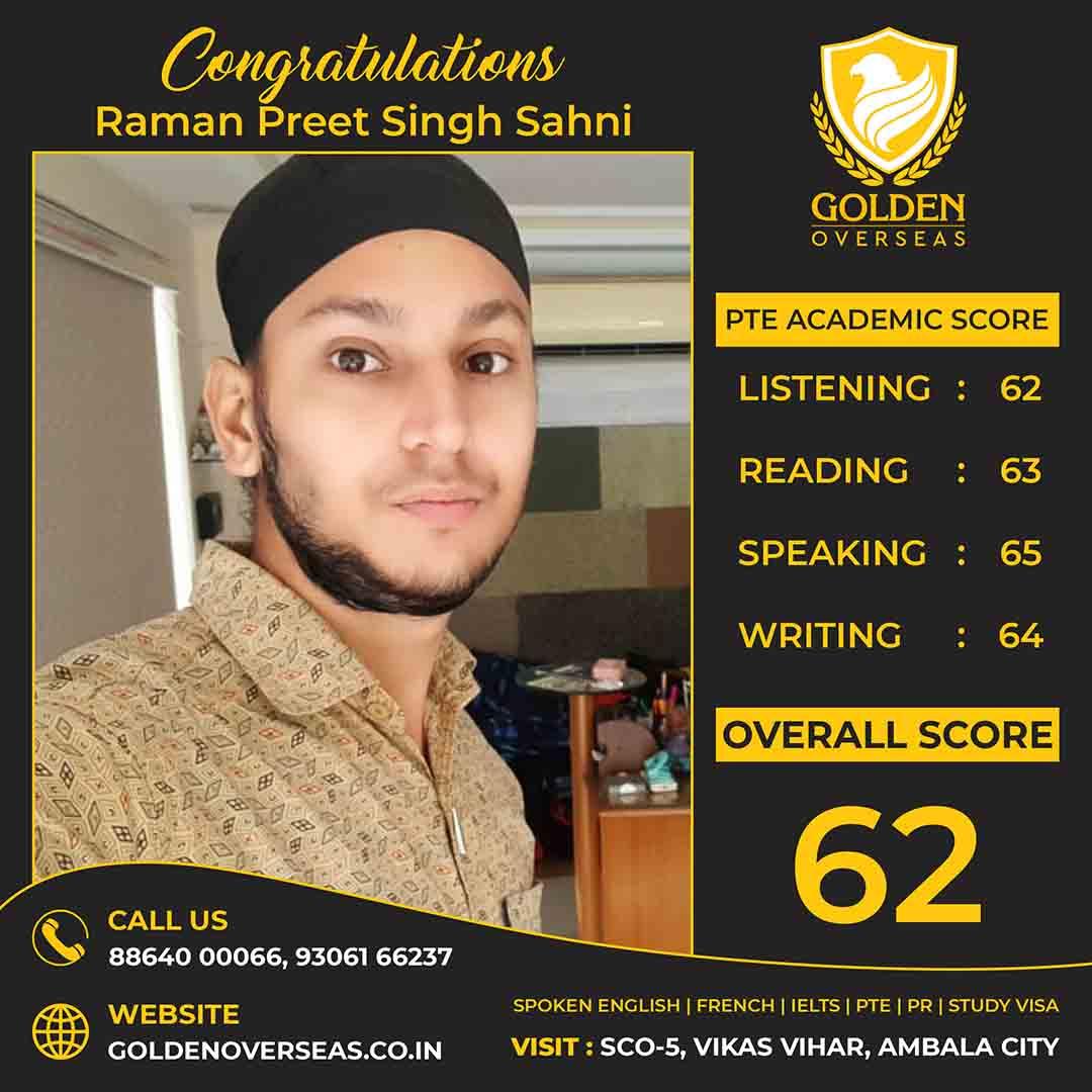 Raman Preet Singh Sahni